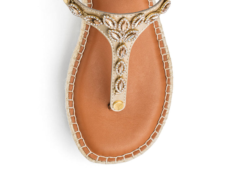 Sparkling Sea - Wedge Bast Mid Cognac TS