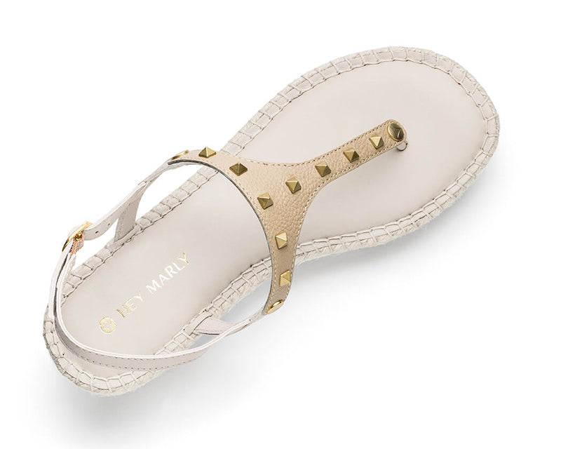 Rock Rebel - Wedge Bast Mid Crema TS