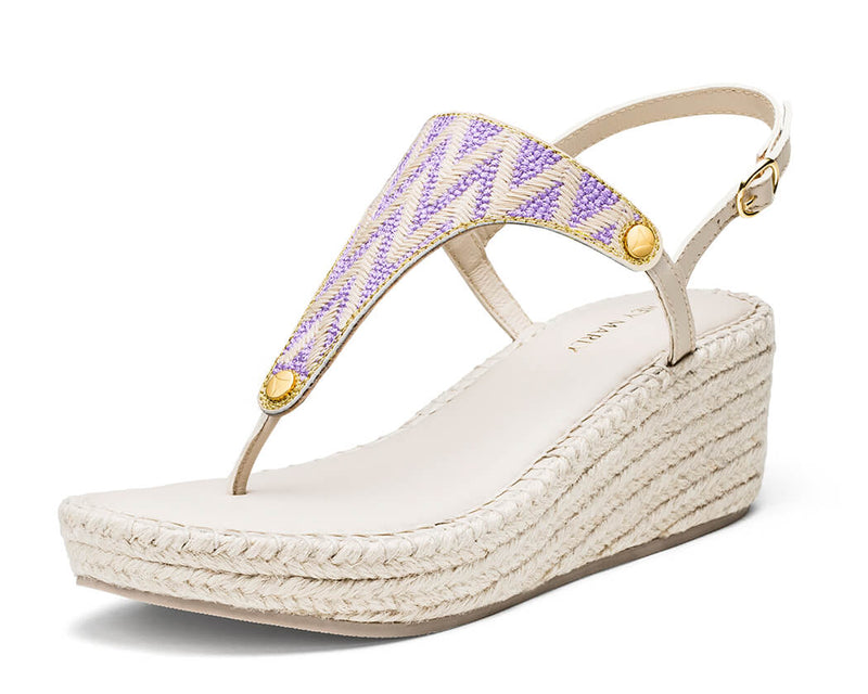 Sandy Lines - Wedge Bast Mid Crema TS