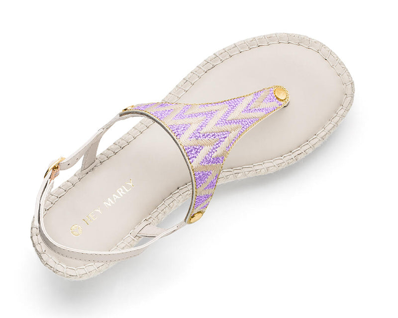 Sandy Lines - Wedge Bast Mid Crema TS