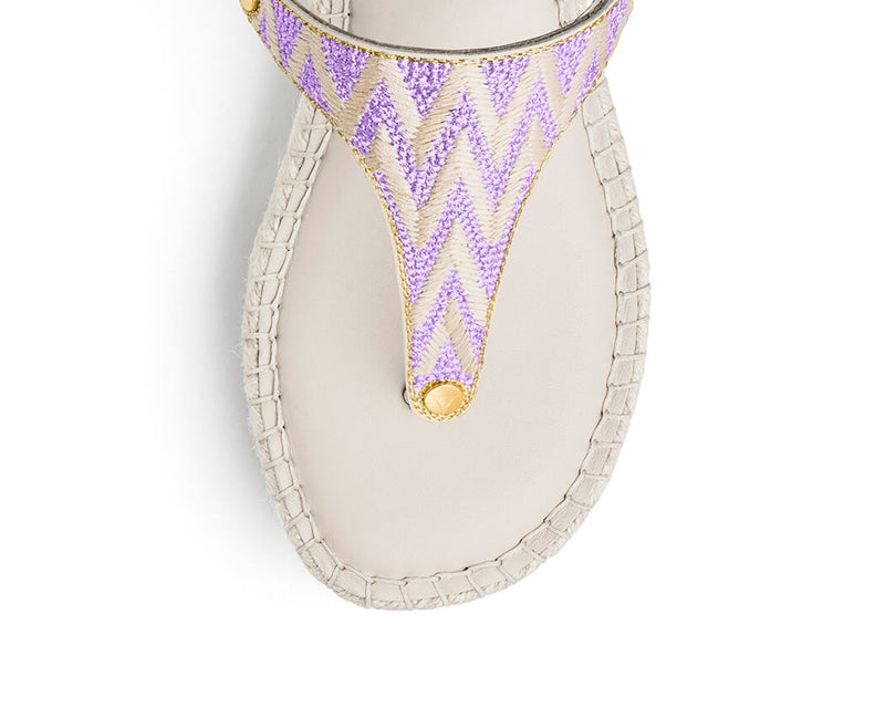 Sandy Lines - Wedge Bast Mid Crema TS