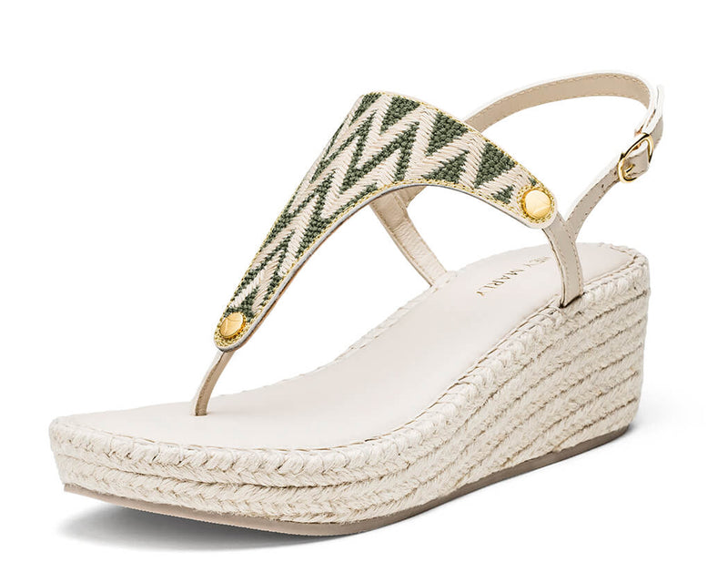 Sandy Lines - Wedge Bast Mid Crema TS