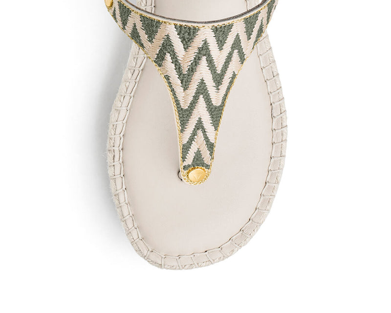 Sandy Lines - Wedge Bast Mid Crema TS