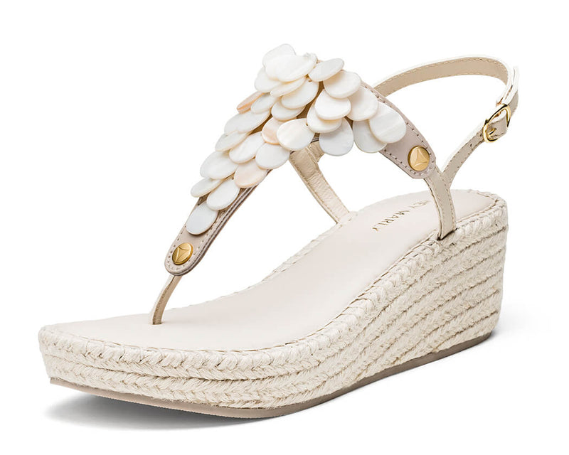 Shiny Pearl - Wedge Bast Mid Crema TS