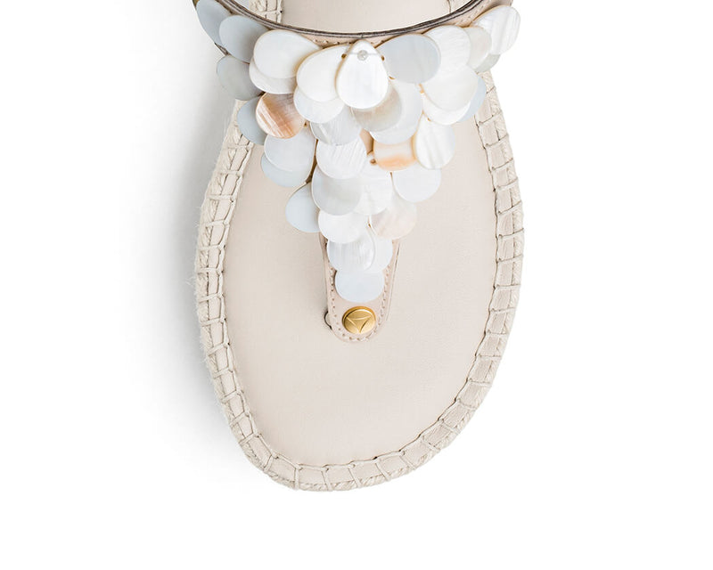 Shiny Pearl - Wedge Bast Mid Crema TS