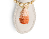 Tulum Tassle - Wedge Bast Mid Crema TS