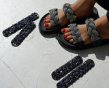 Braided Glitter - Casual Clean Black PS
