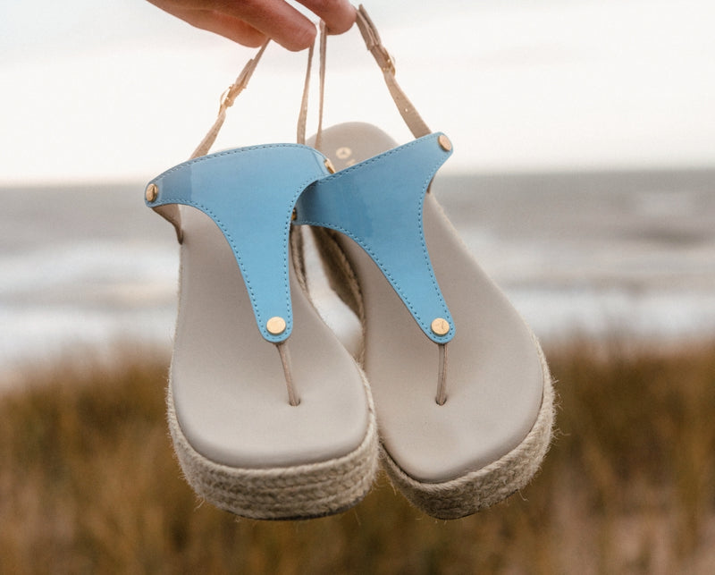 Wedge Bast High Crema TS